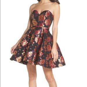 floral cocktail dress never worn tags still on